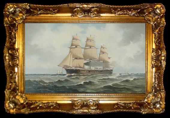 framed  Henry J. Morgan HMS 